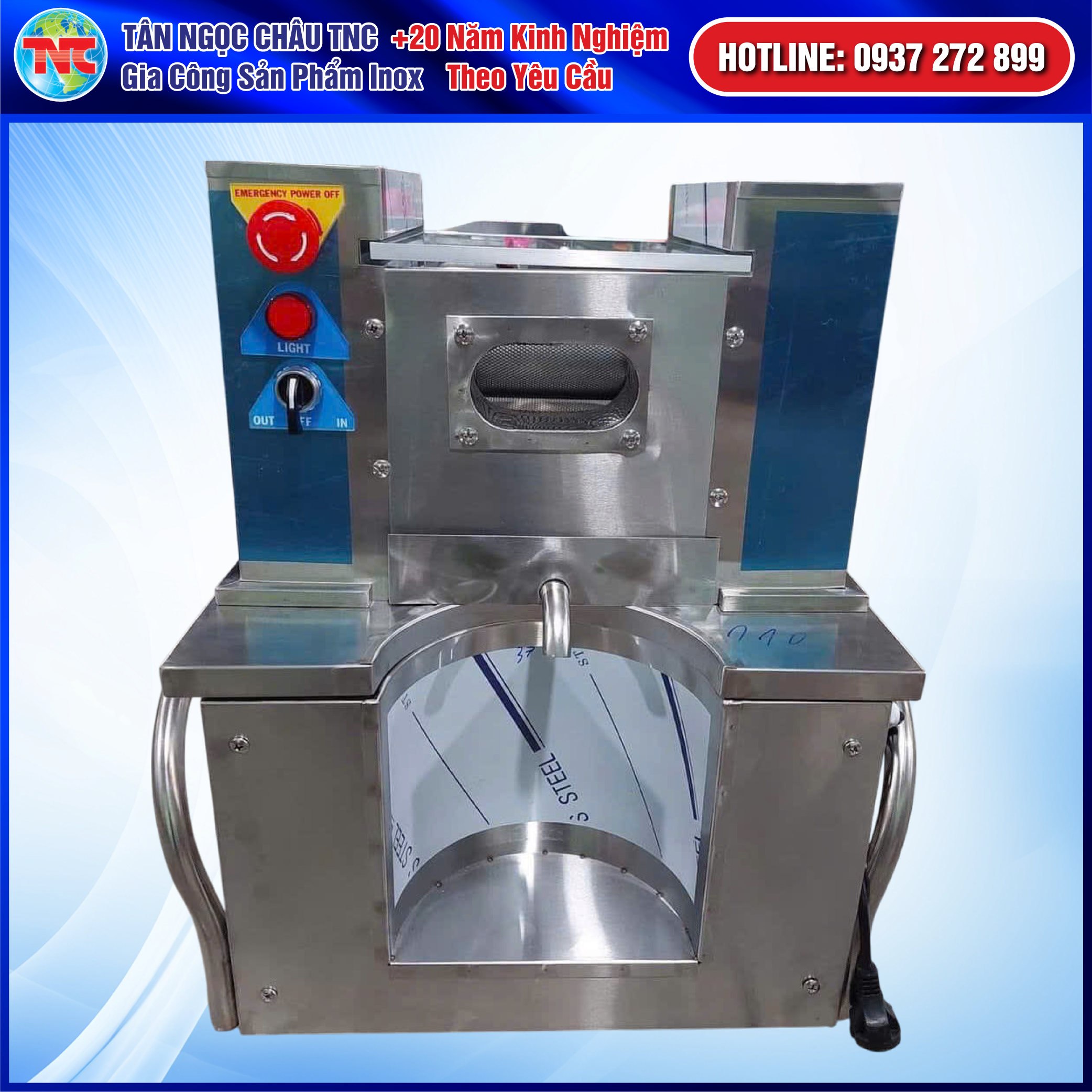 Máy Ép Mía F3 Mini TÂN NGỌC CHÂU  Thân Hình Nhỏ Gọn - Sức Mạnh 800W Ép Kiệt Mọi Loại Mía!